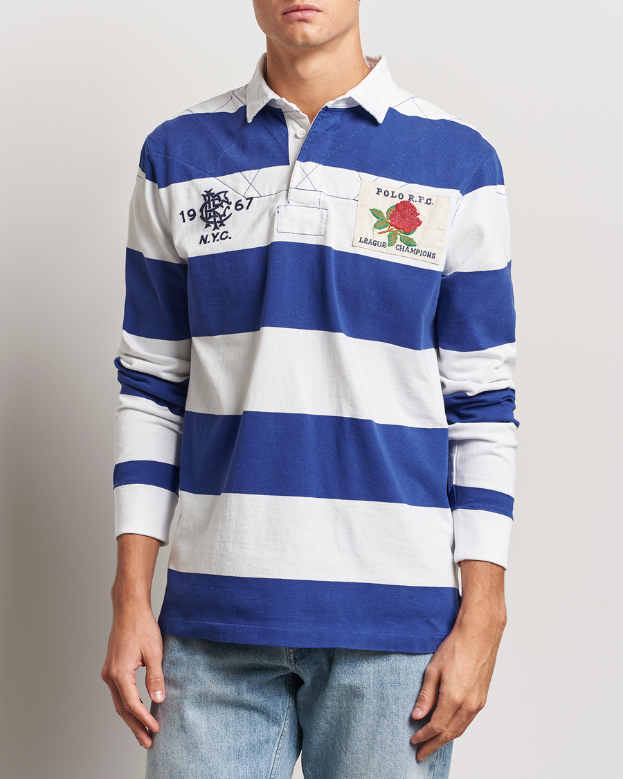 Homme |  | Polo Ralph Lauren | Rugby Patch Deckwash White/Active Blue