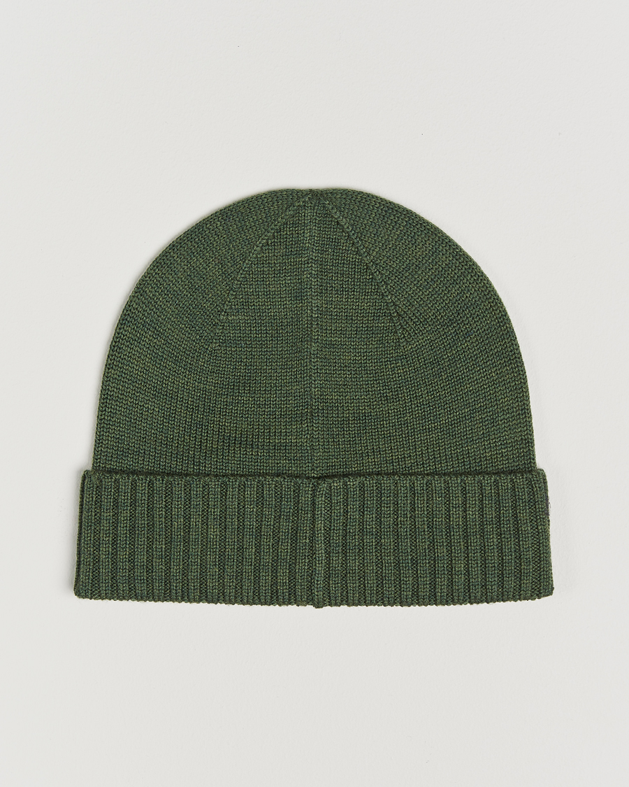 Homme |  | Polo Ralph Lauren | Merino Beanie Classic Olive Heather