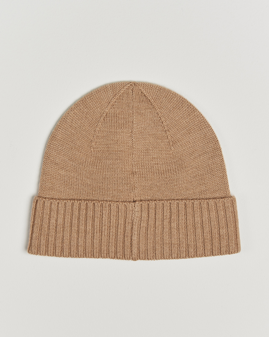 Homme |  | Polo Ralph Lauren | Merino Beanie Camel Melange