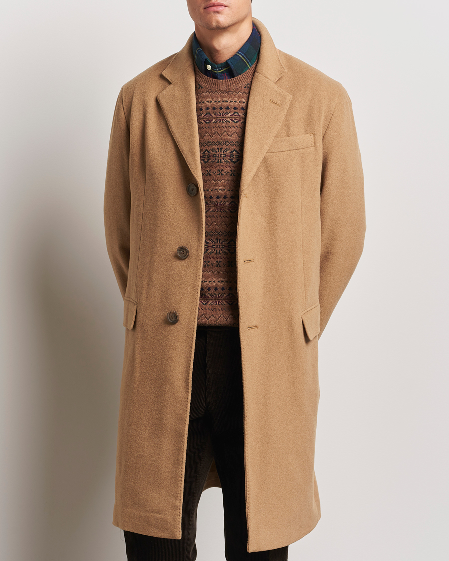 Homme |  | Polo Ralph Lauren | Paddock Wool Coat Camel