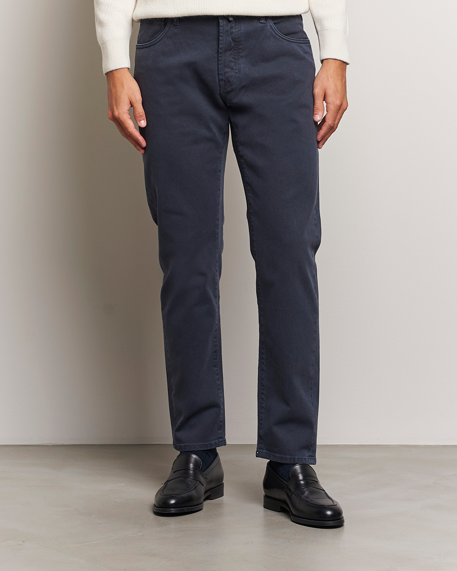 Homme |  | Incotex | 5-Pocket Bull Denim Pants Navy