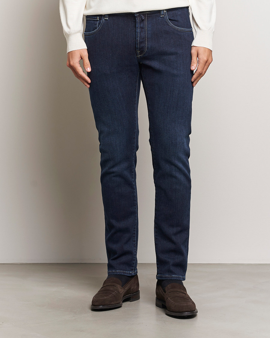 Homme |  | Incotex | 5-Pocket Stretch Denim Dark Blue