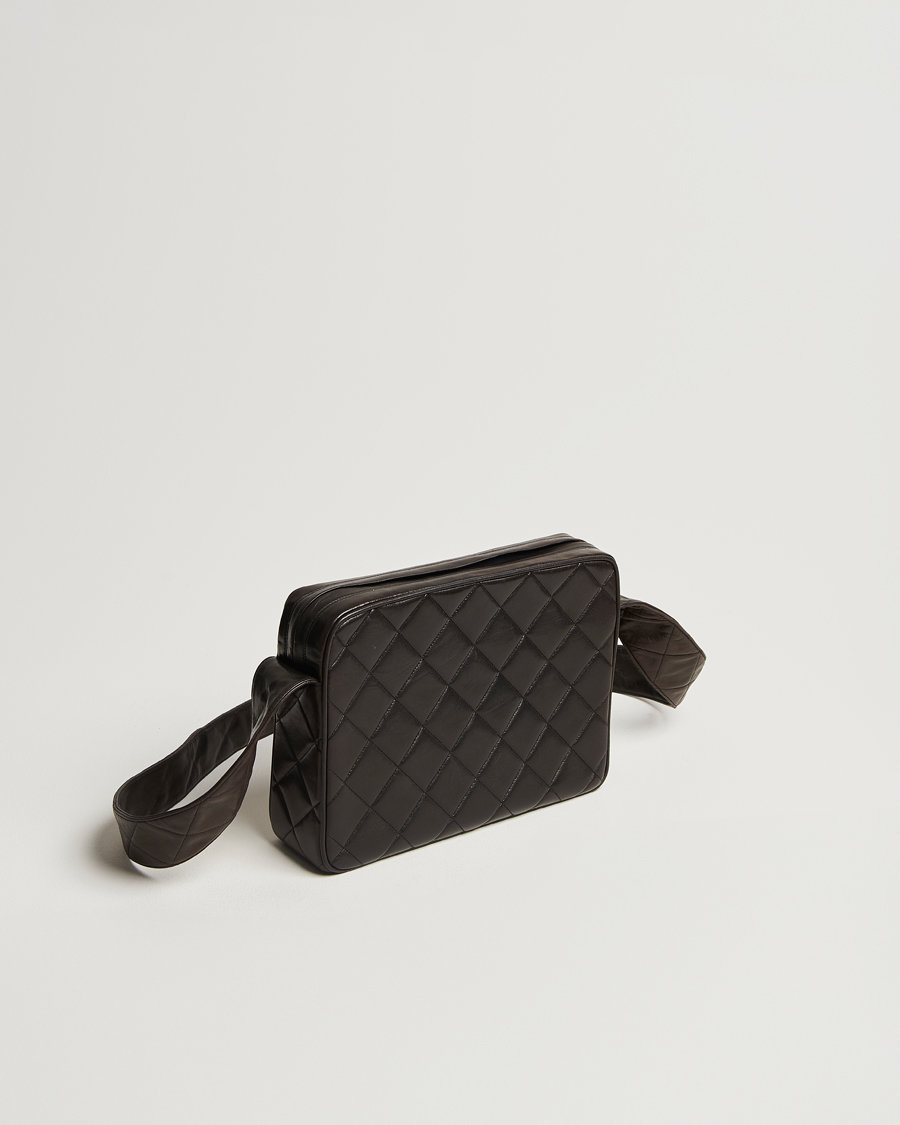 Homme | Gifts for Her | Chanel Pre-Owned | Tassel Flap Shoulder Bag Black Lambskin