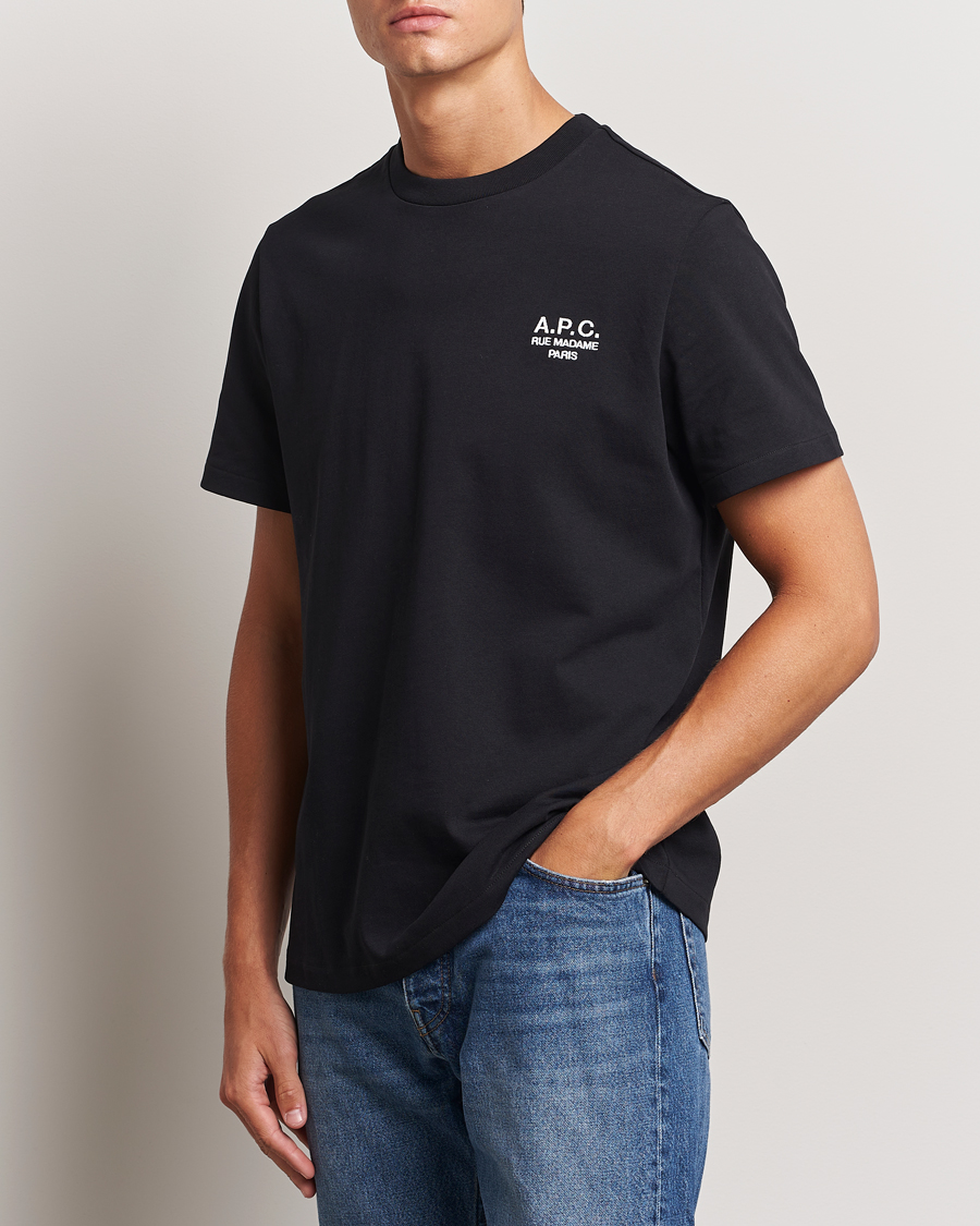 Homme | T-shirts | A.P.C. | Rue Madame T-Shirt Black