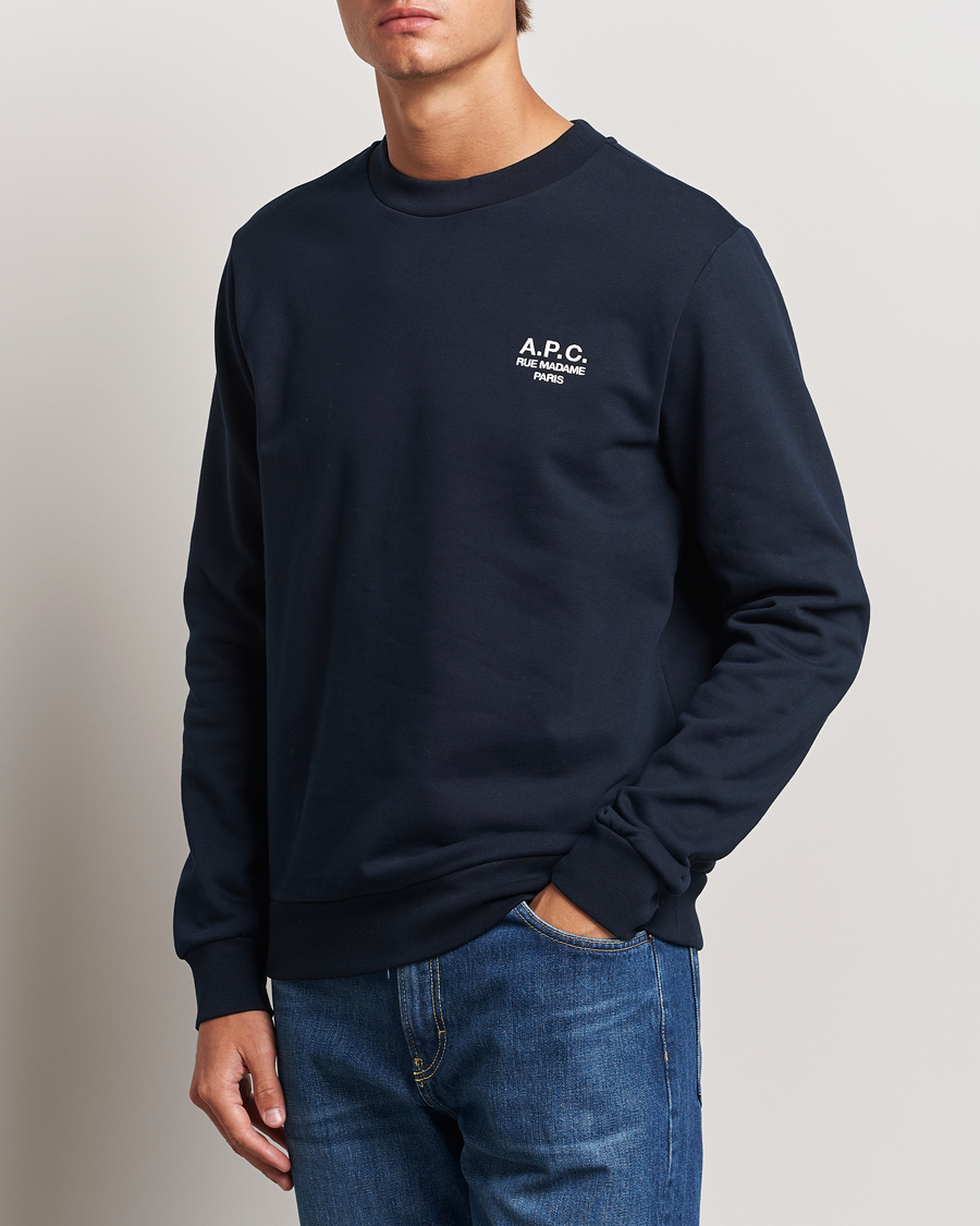 Homme |  | A.P.C. | Rue Madame Sweatshirt Dark Navy