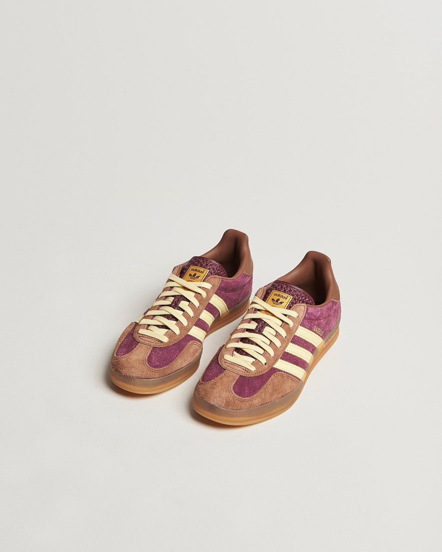 Homme |  | adidas Originals | Gazelle Indoor Two Tone Sneaker Burgundy