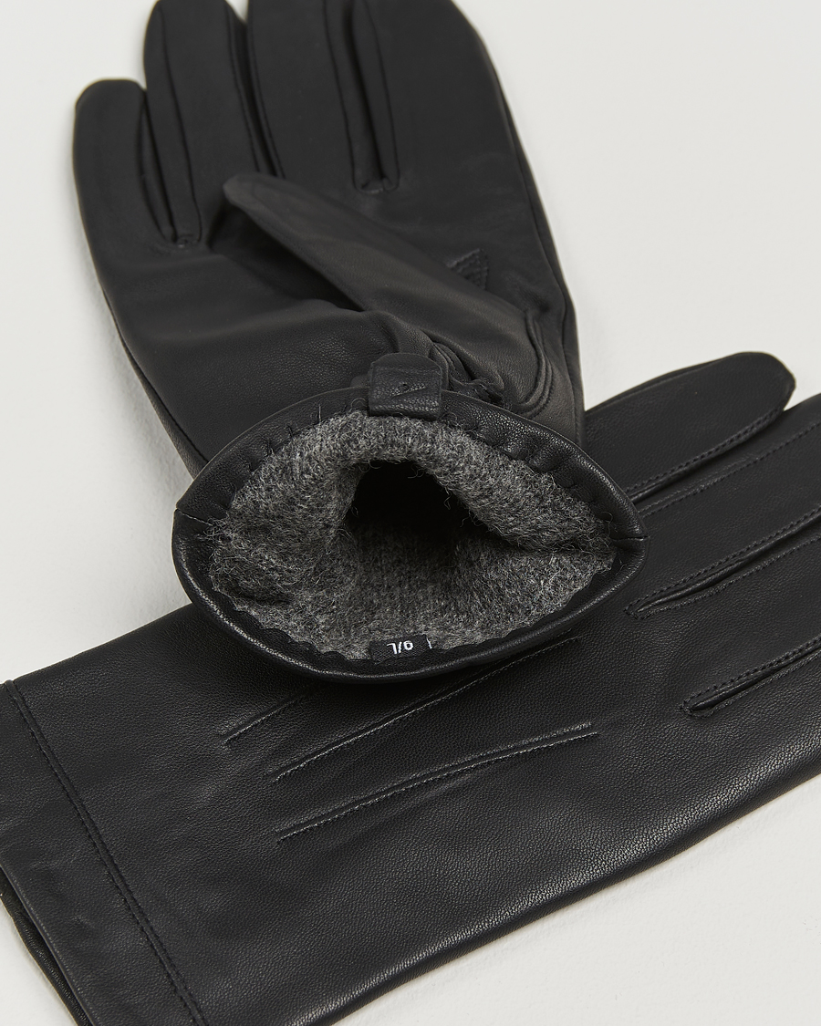 Homme | Gants | Amanda Christensen | Lined Leather Gloves Black