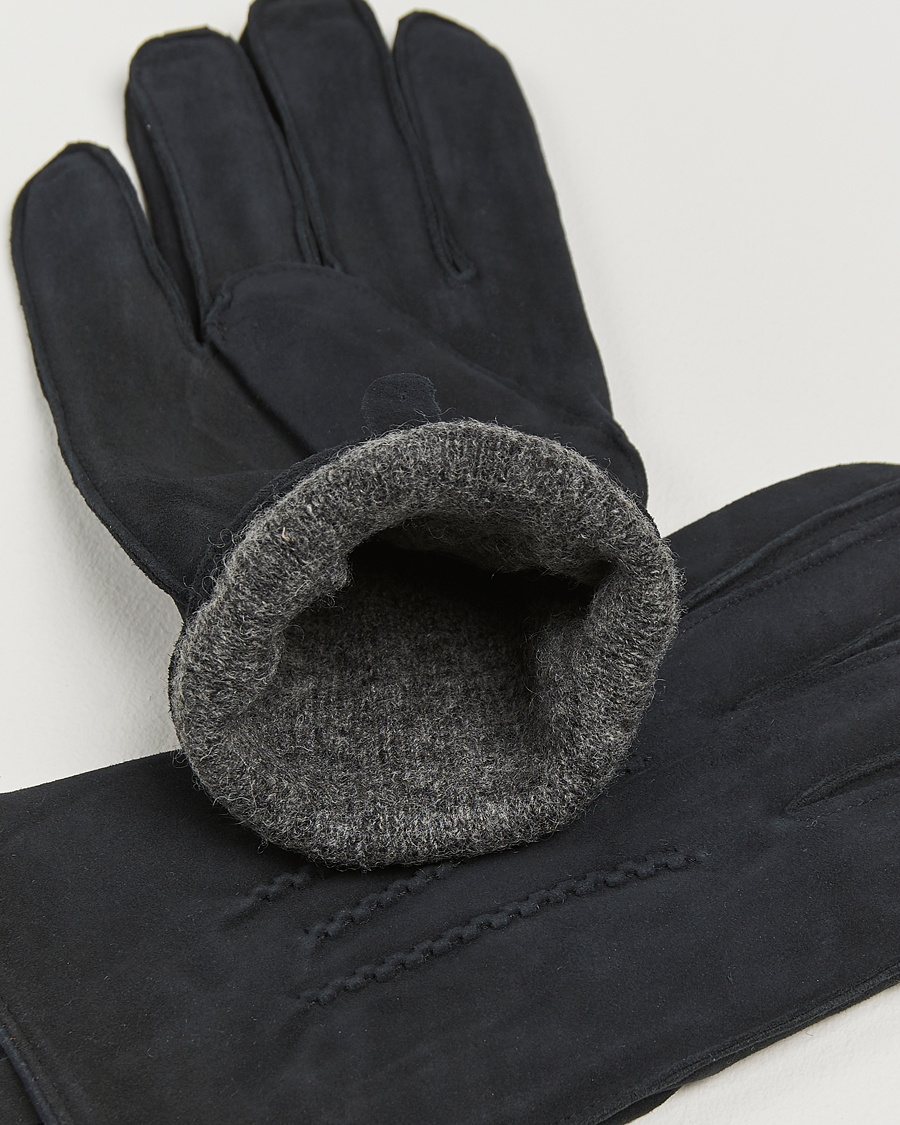 Homme | Gants | Amanda Christensen | Lined Suede Gloves Black