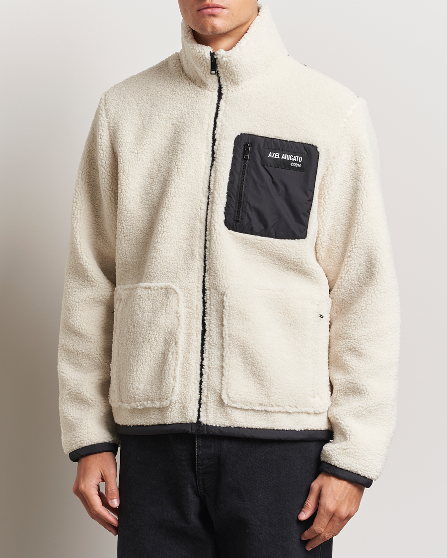 Homme |  | Axel Arigato | Billie Fleece Jacket Ecru