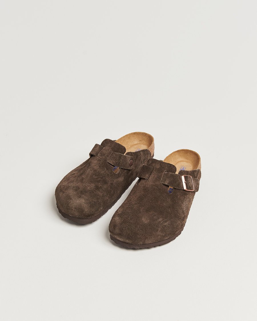 Homme |  | BIRKENSTOCK | Boston Soft Footbed Mocca Suede