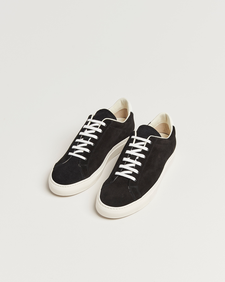 Homme |  | Common Projects | Retro Suede Sneaker Black