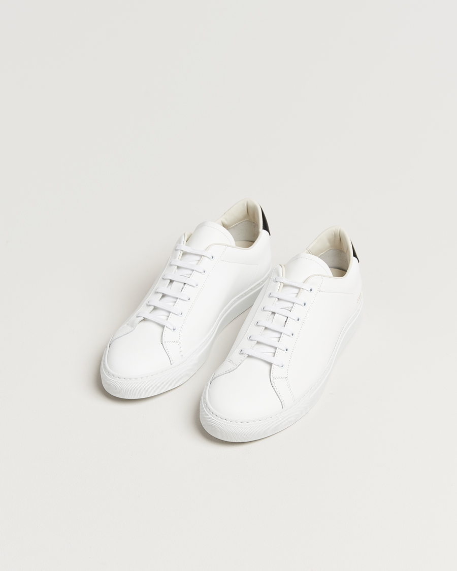 Homme |  | Common Projects | Retro Classic Leather Sneaker White/Black