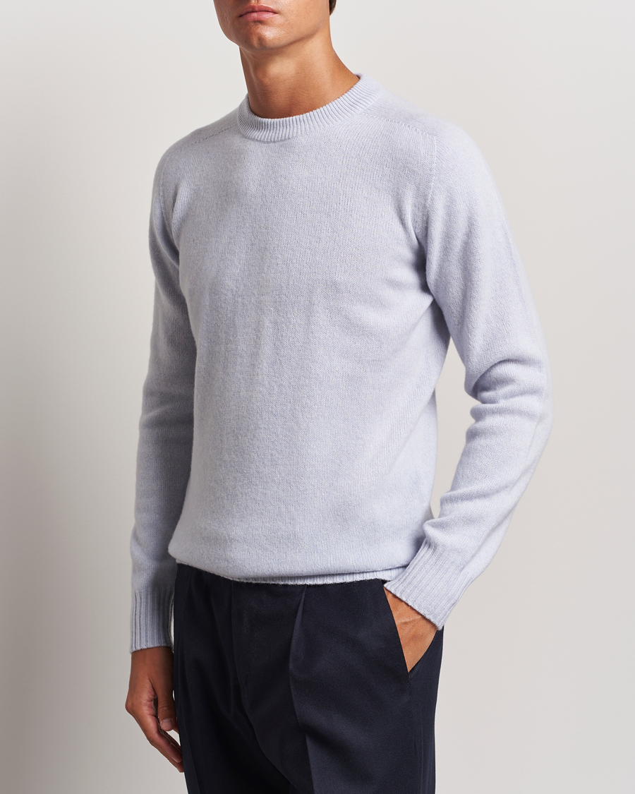 Homme | Pulls Et Tricots | Altea | Wool/Cashmere Crew Neck Pullover Light Blue