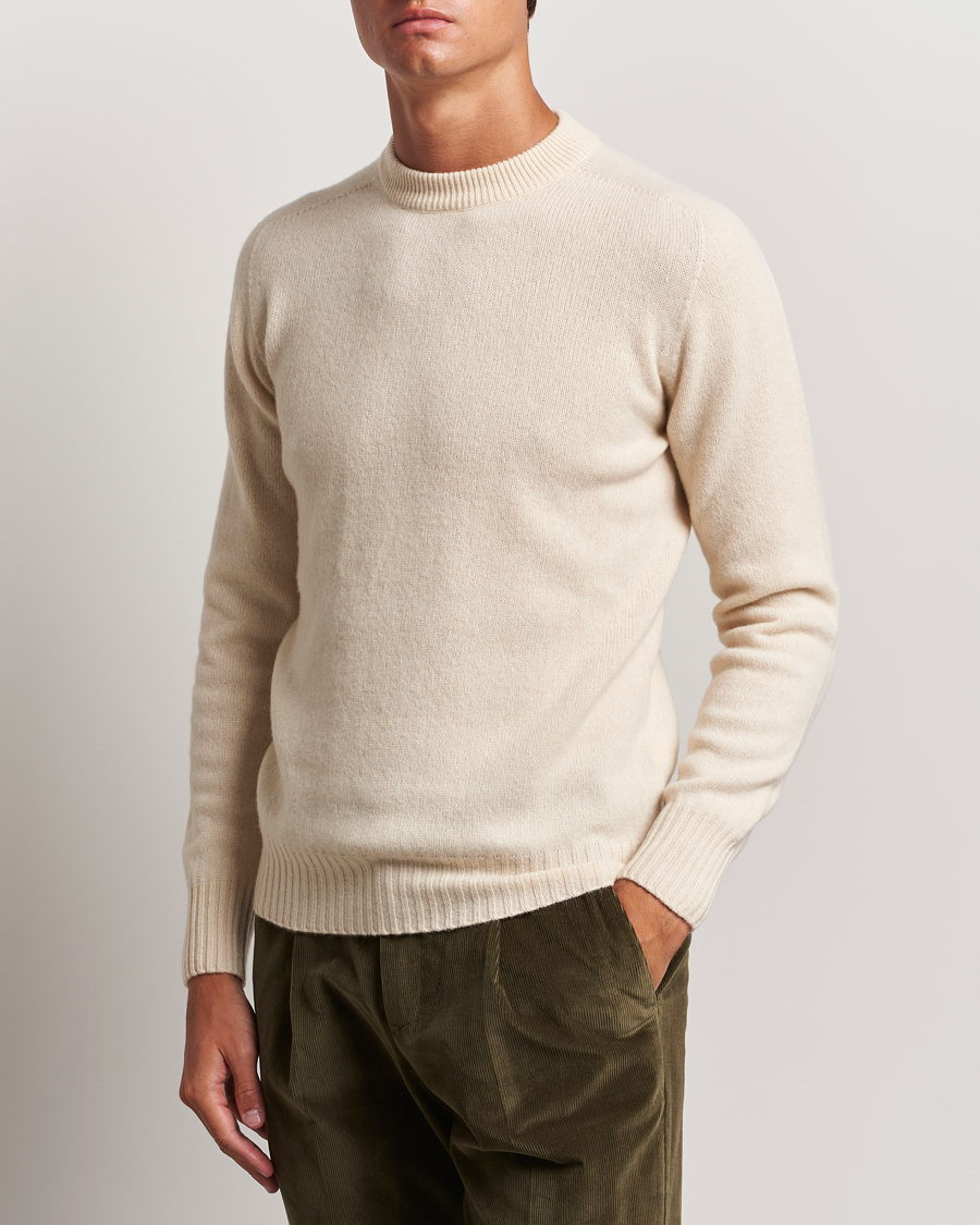 Homme |  | Altea | Wool/Cashmere Crew Neck Pullover Latte
