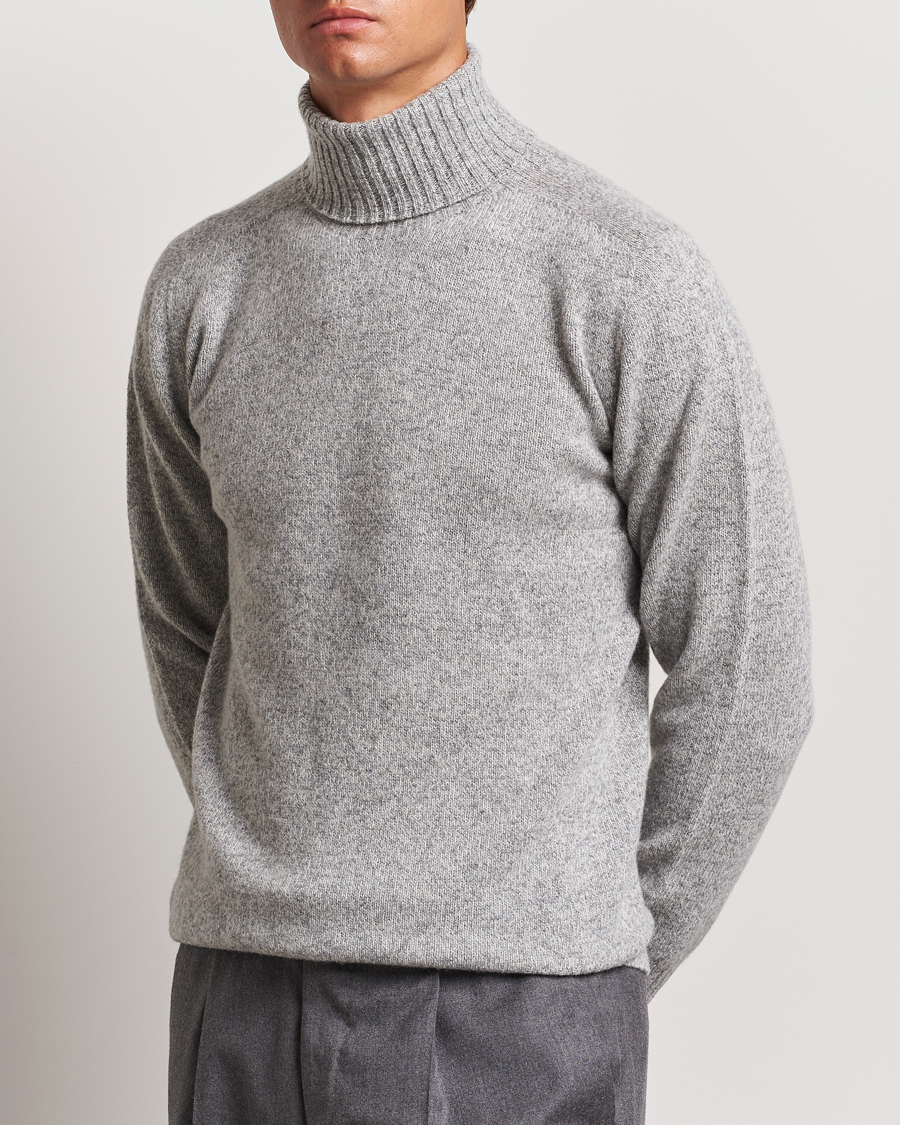 Homme | Italian Department | Altea | Wool/Cashmere Rollneck Grey Melange