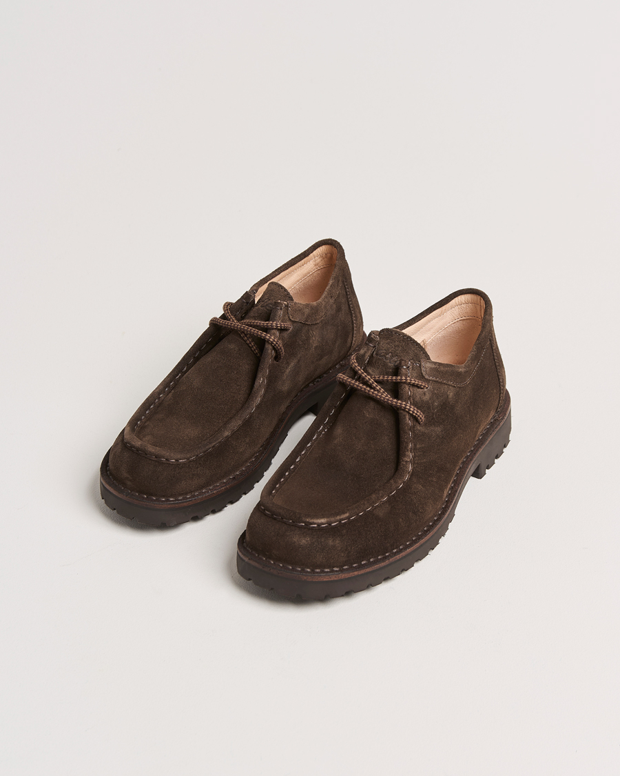 Homme |  | Astorflex | Beenflex Rubber Sole Shoe Dark Brown Suede