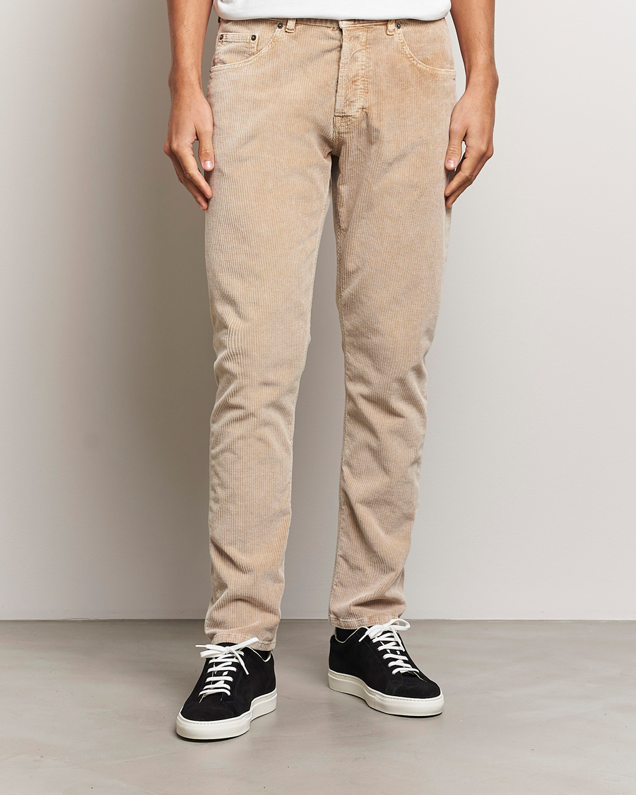 Homme |  | Dondup | Icon Corduroy Trousers Light Beige