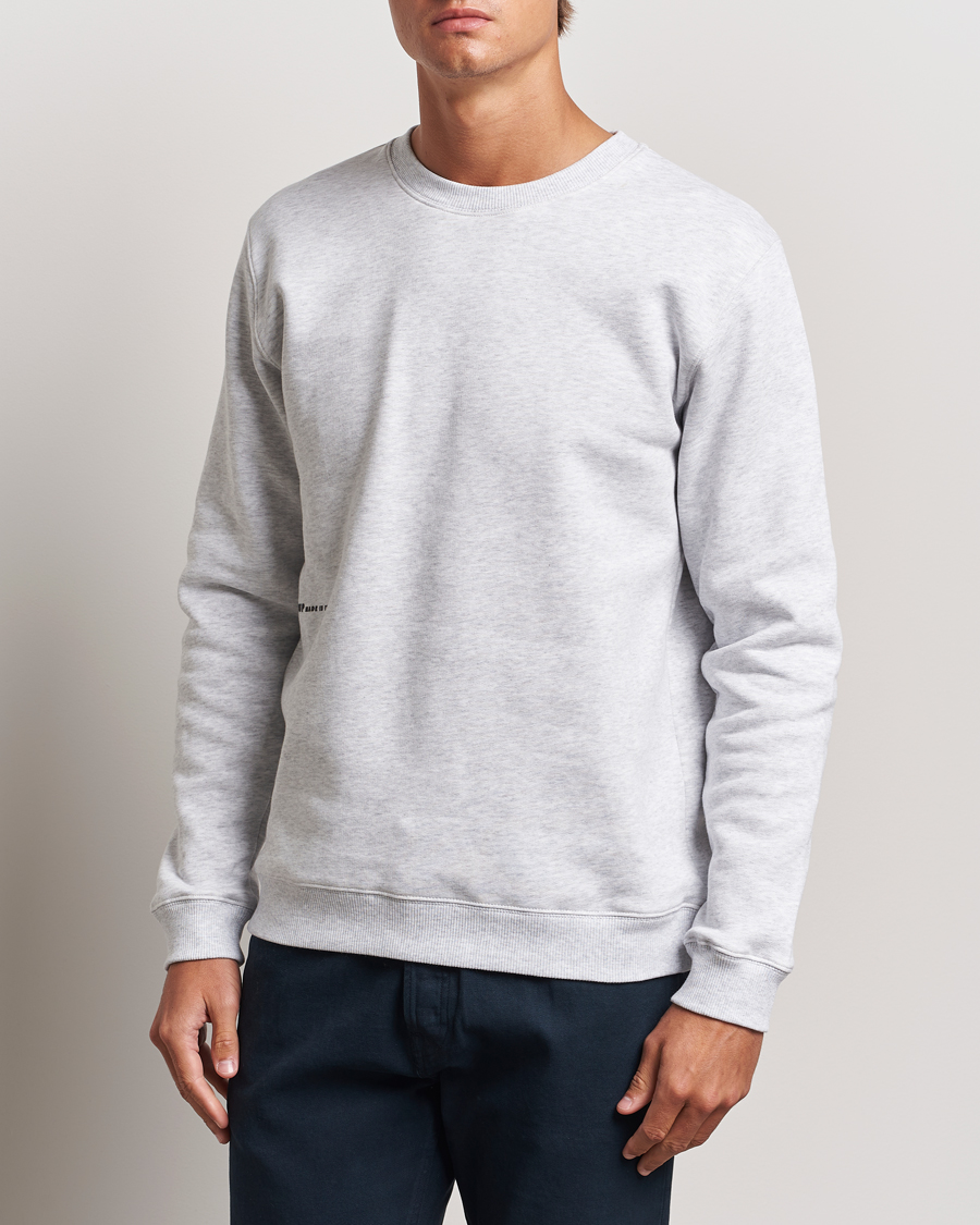 Homme | Sweat-shirts Gris | Dondup | Logo Crew Neck Sweatshirt Grey Melange