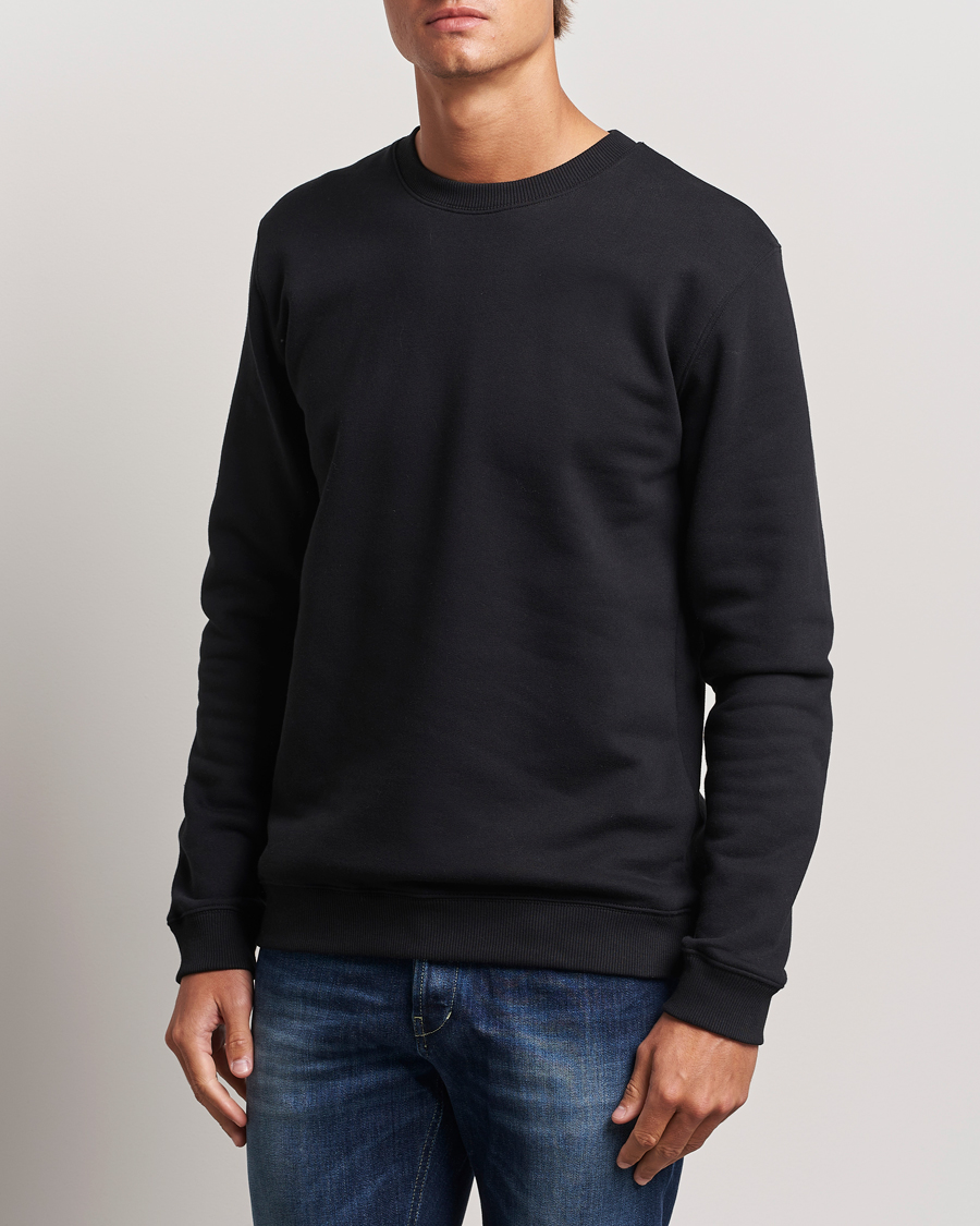 Homme |  | Dondup | Logo Crew Neck Sweatshirt Black