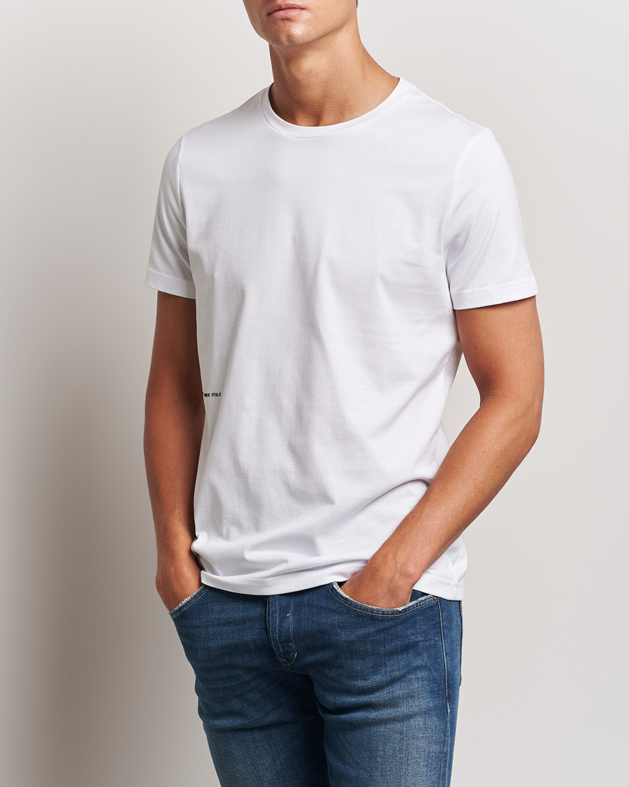 Homme |  | Dondup | Logo Crew Neck T-Shirt White