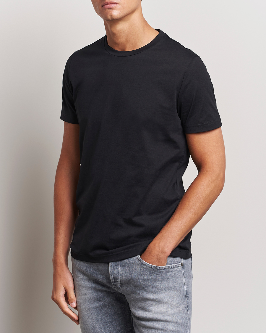 Homme |  | Dondup | Logo Crew Neck T-Shirt Black