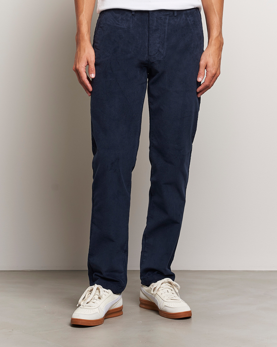 Homme | Pantalons En Velours Côtelé | Dockers | Slim Cotton Corduroy Chino Navy