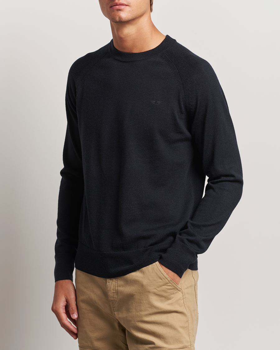 Homme |  | Dockers | Washable Merino Crewneck Black