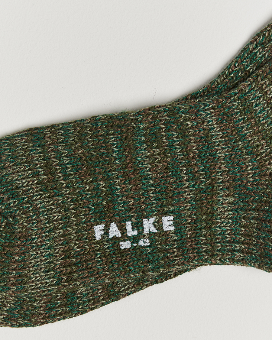 Homme |  | Falke | Brooklyn Cotton Sock Brown Tan