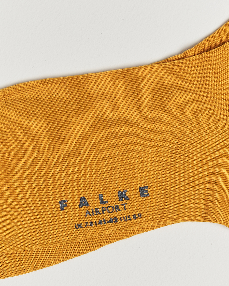 Homme |  | Falke | Airport Socks Amber Yellow