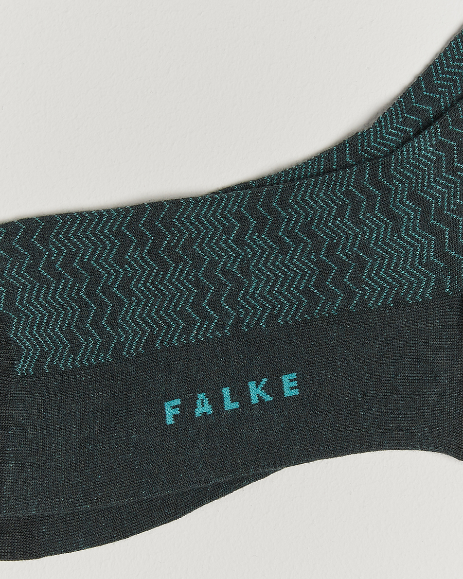 Homme |  | Falke | Mighty Nest Wool/Cotton Socks Forest Green