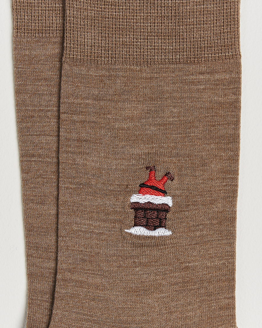 Homme |  | Falke | Airport Santa Socks Nutmeg Melange