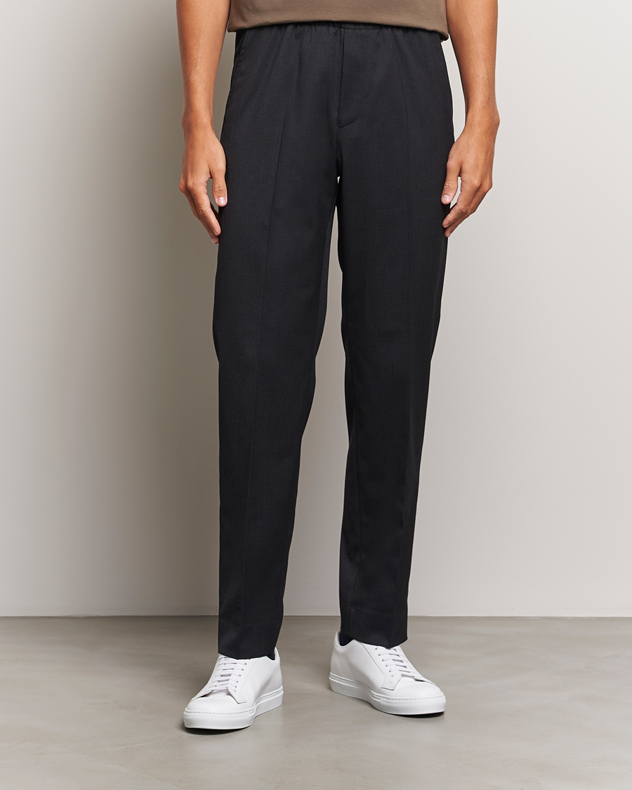 Homme |  | Filippa K | Relaxed Terry Wool Trousers Anthracite