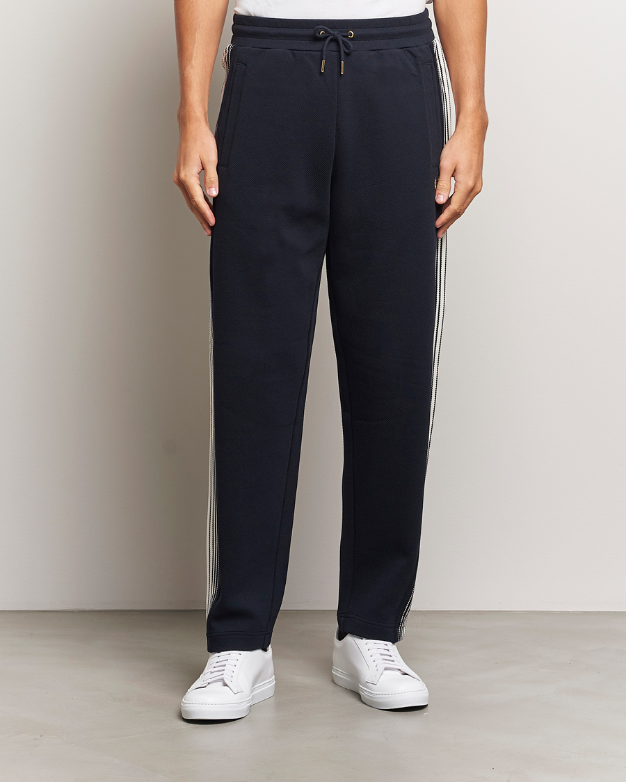 Homme |  | Fred Perry | Ombre Striped Track Pants Navy