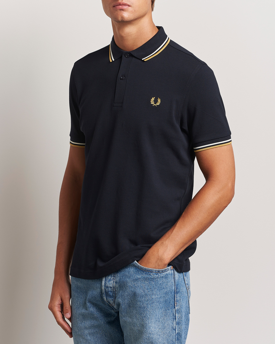 Homme |  | Fred Perry | Twin Tipped Shirt Navy