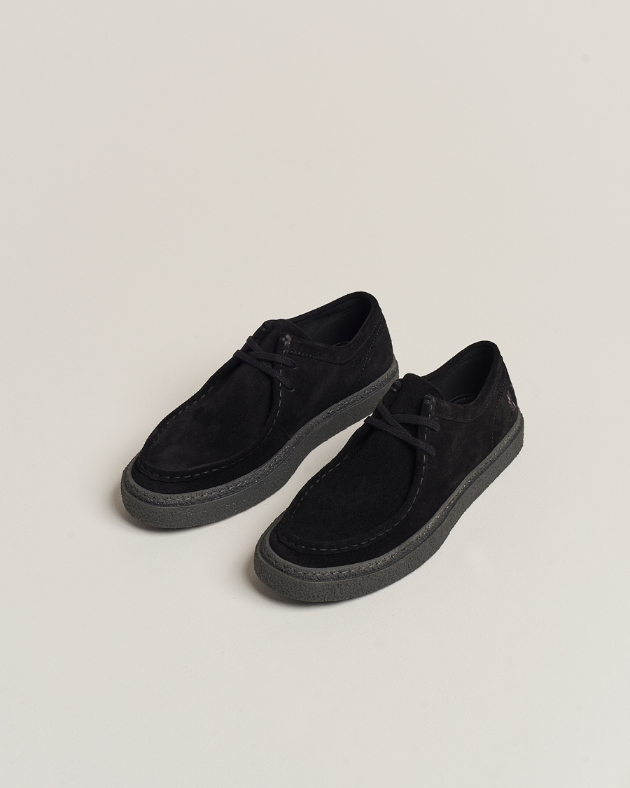 Homme |  | Fred Perry | Dawson Low Suede Shoe Black