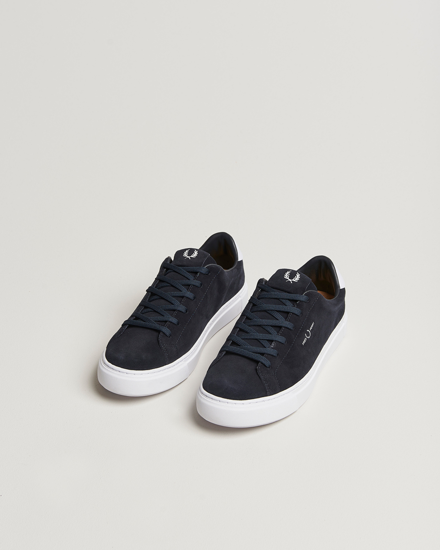 Homme |  | Fred Perry | B71 Suede Sneaker Navy