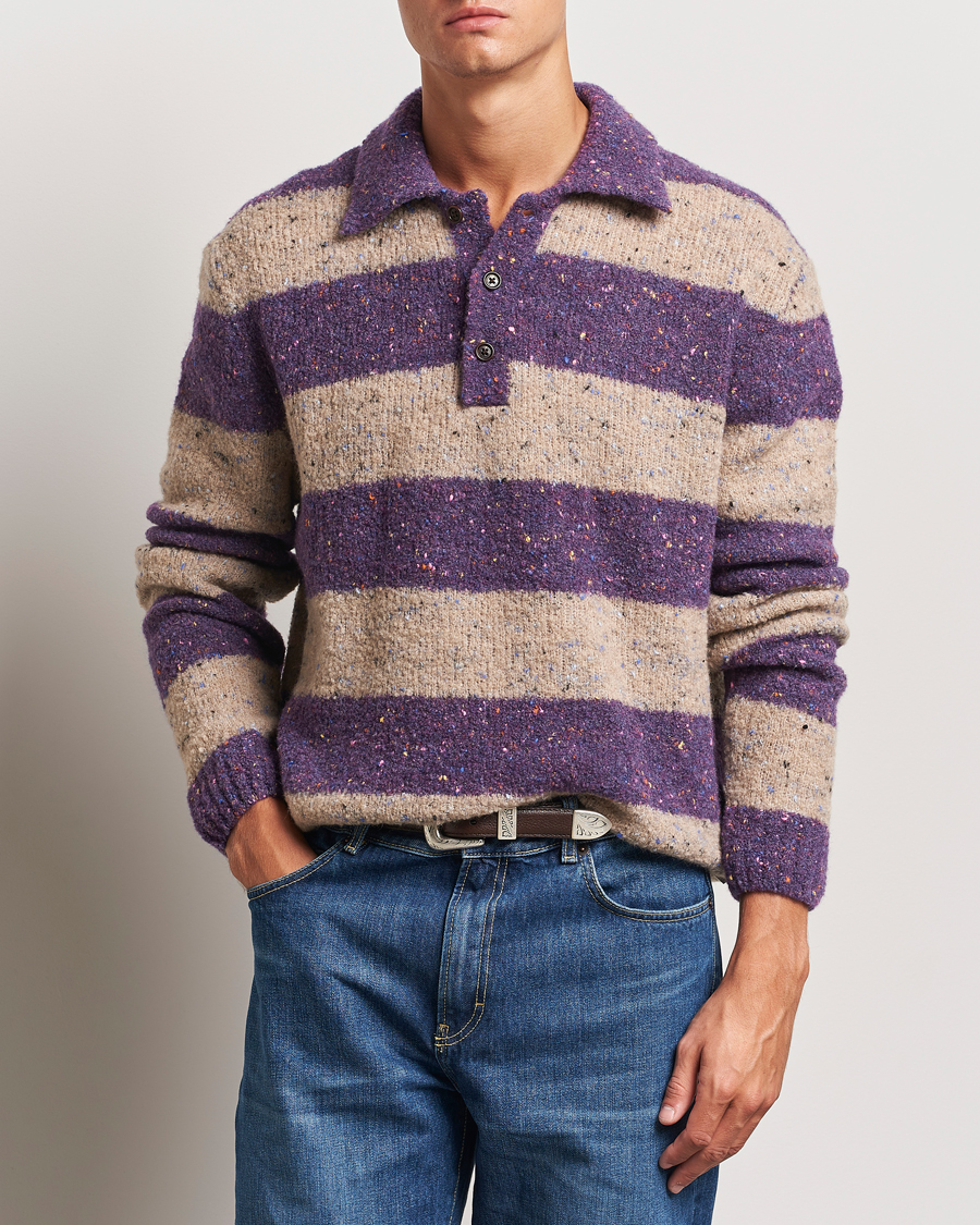 Homme |  | GANT | Barstriped Rugger Deep Plum