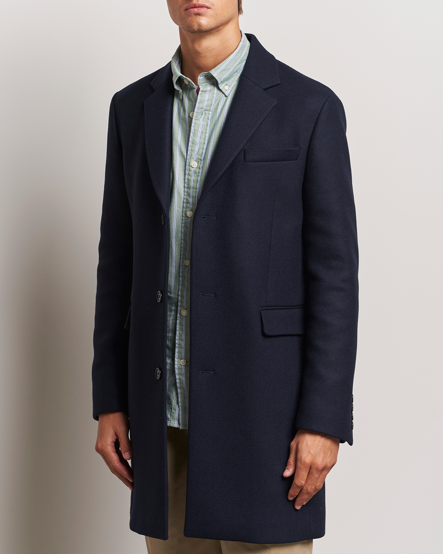 Homme |  | GANT | Classic Wool Coat Night Blue