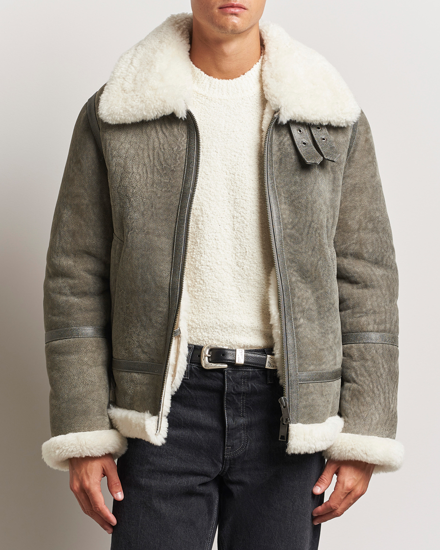 Homme |  | GANT | Shearling Jacket Desert Brown