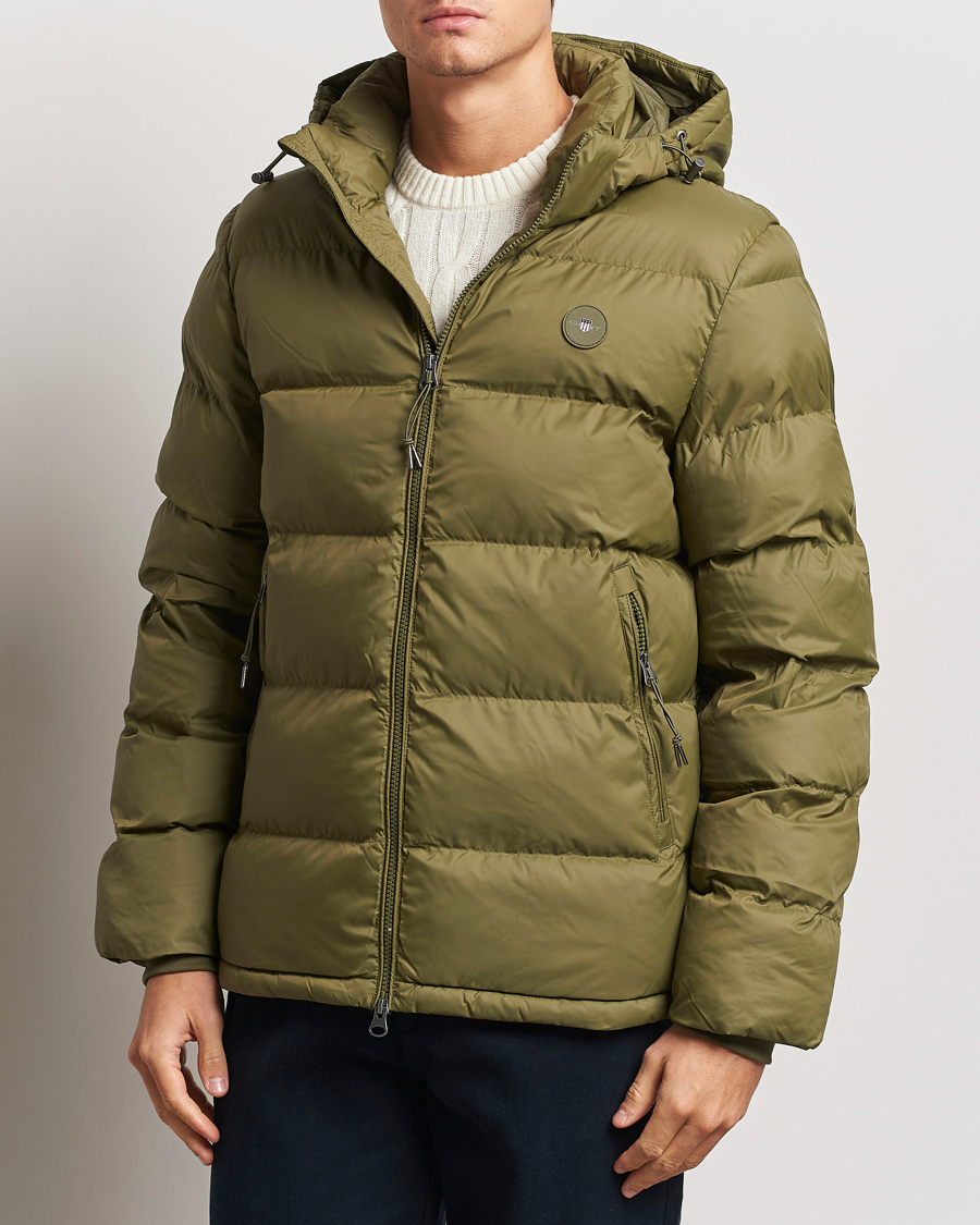 Homme |  | GANT | The Active Cloud Jacket Juniper Green