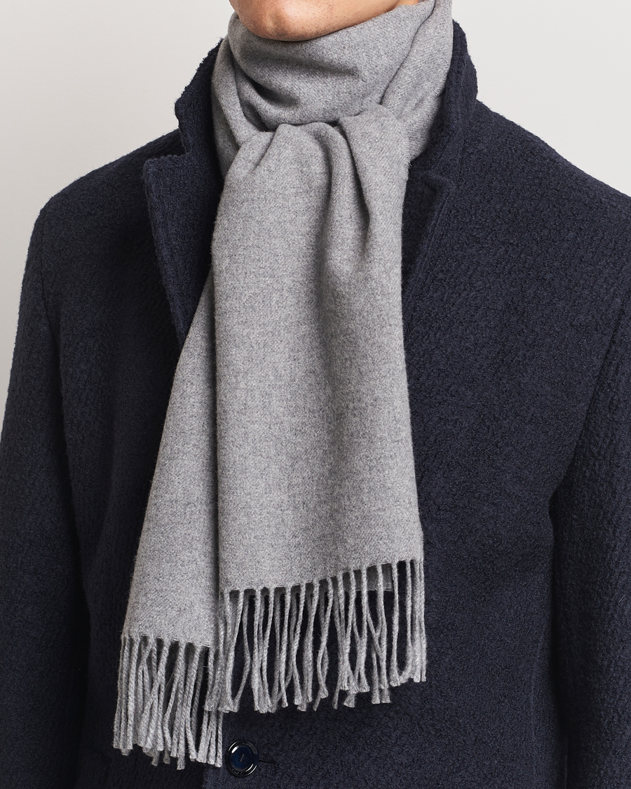 Homme |  | GANT | Wool Scarf Grey Melange