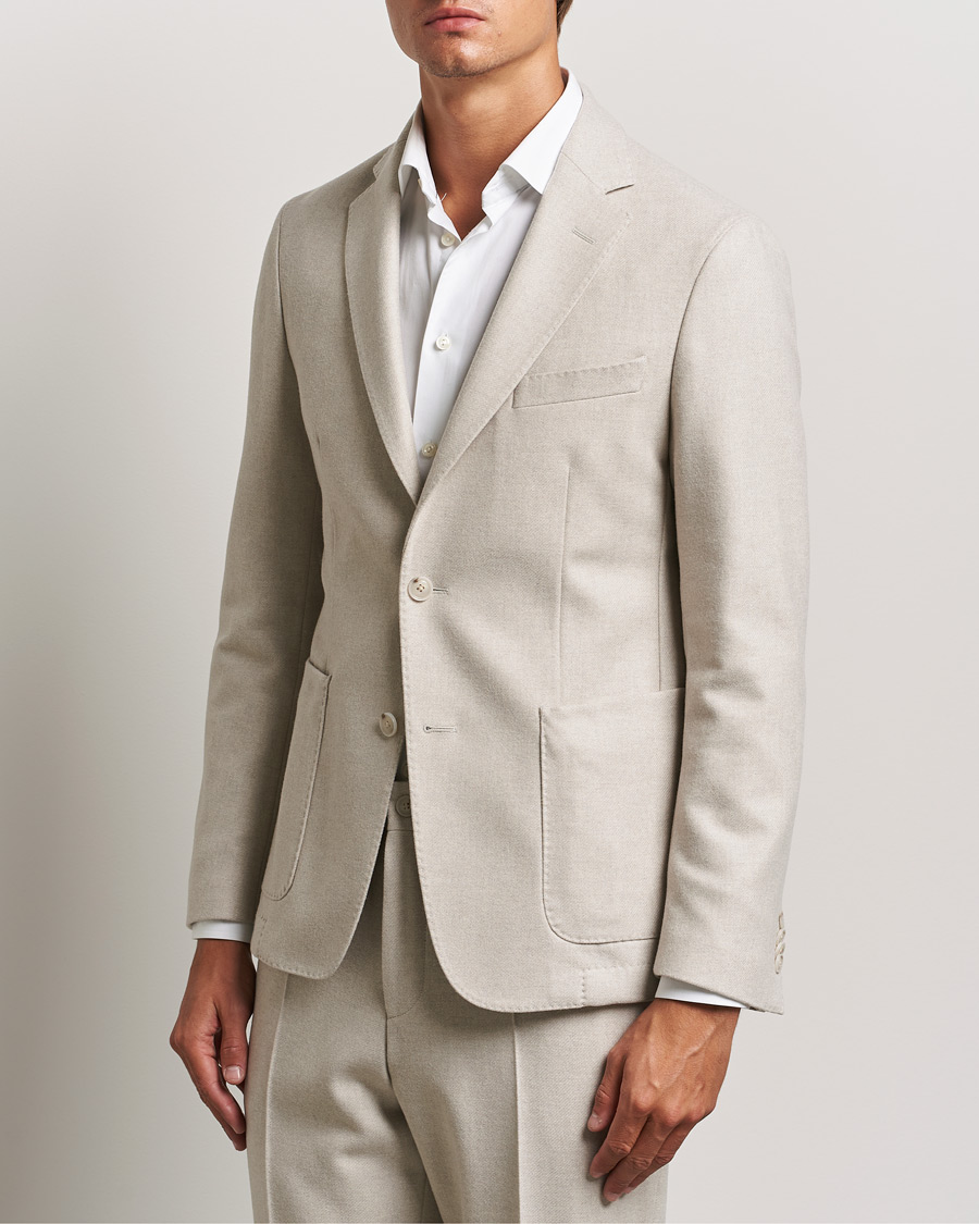 Homme | Blazers | BOSS BLACK | Hanry Wool Patch Pocket Blazer Open White