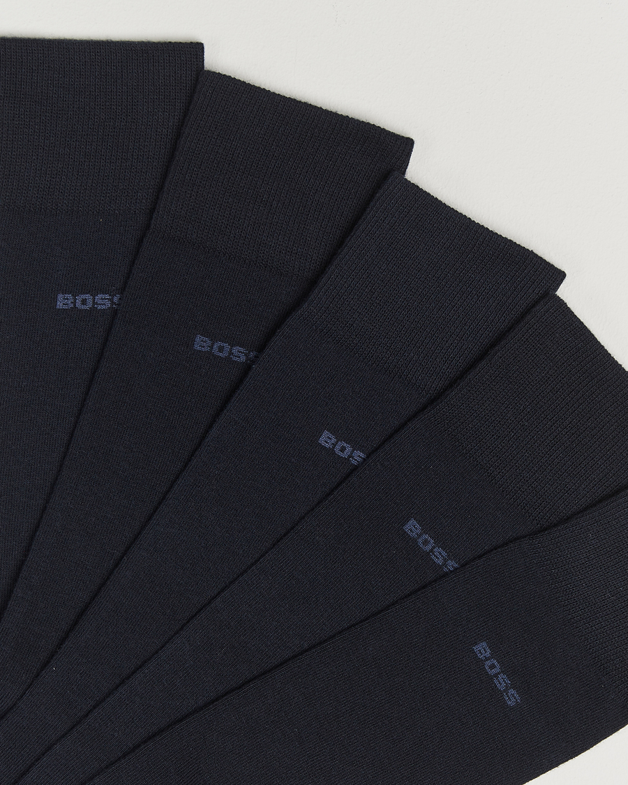 Homme |  | BOSS BLACK | 5-Pack RS Uni Socks Dark Blue