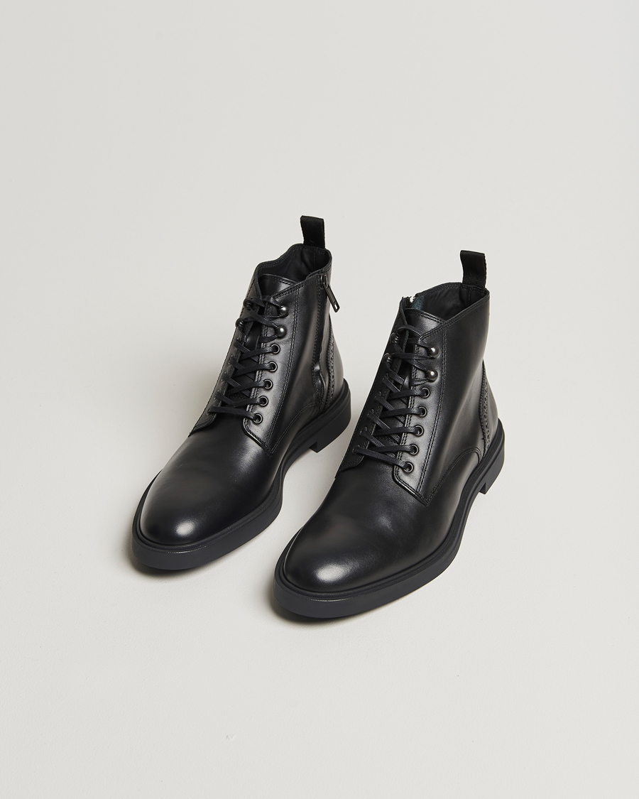 Homme | Bottes À Lacets | BOSS BLACK | Calev Leather Boot Black