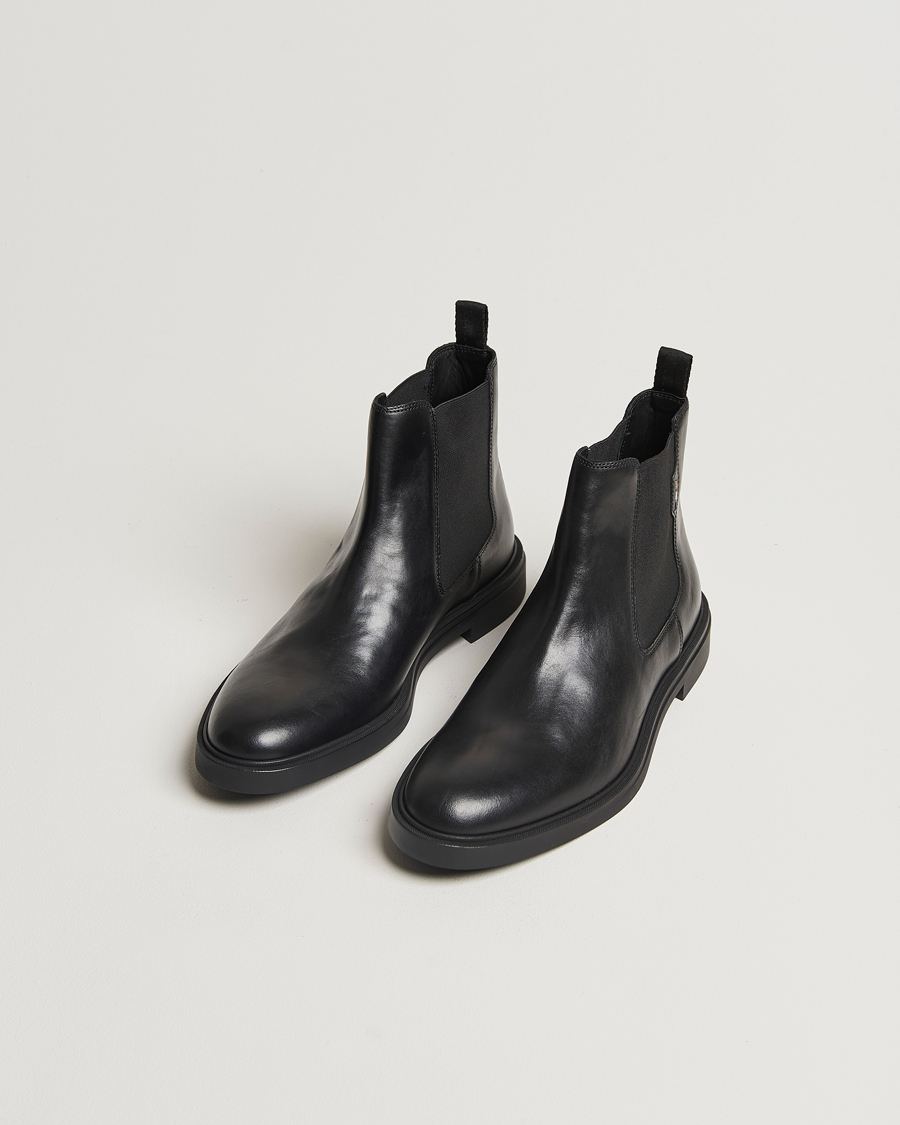 Homme | Chaussures d'hiver | BOSS BLACK | Calev Leather Chelsea Boot Black