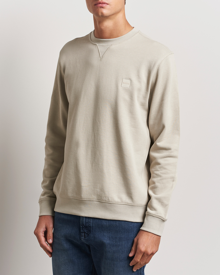 Homme |  | BOSS ORANGE | Westart Logo Sweatshirt Light Beige