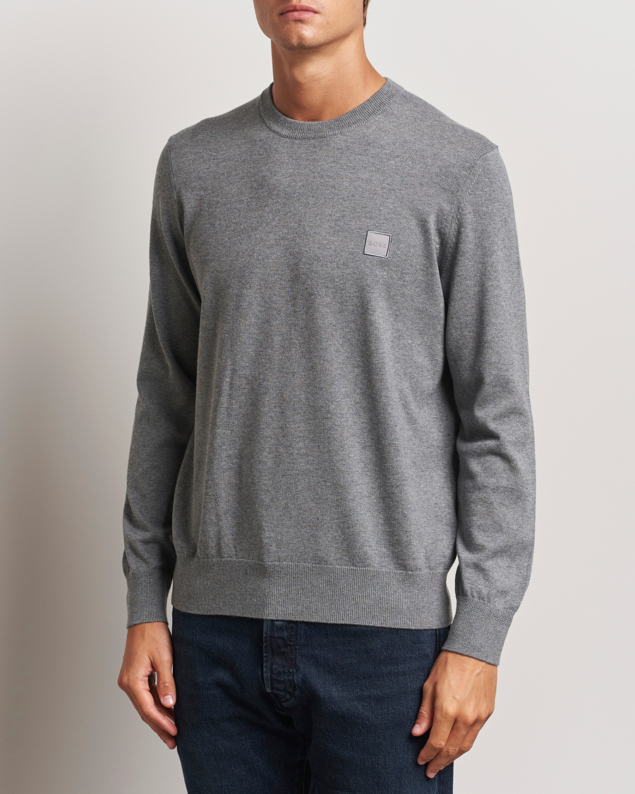 Homme | Vêtements | BOSS ORANGE | Kanovano Knitted Sweater Light Grey