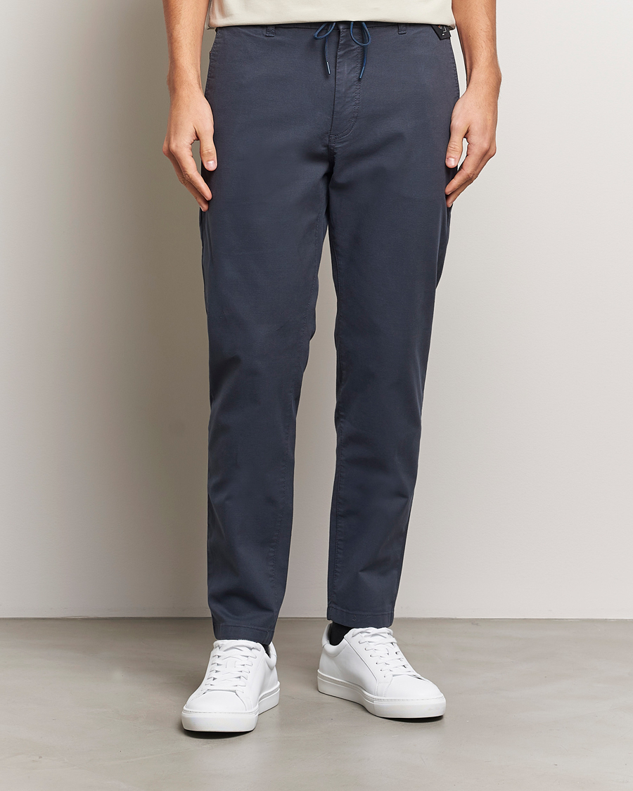 Homme |  | BOSS ORANGE | Tapered Drawstring Trousers Dark Blue