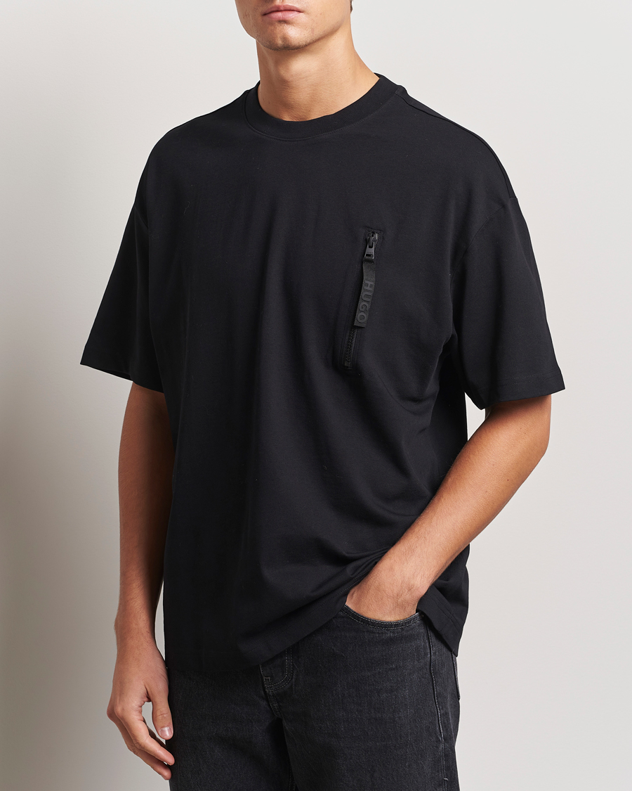 Homme |  | HUGO | Dibtechti Crew Neck T-Shirt Black