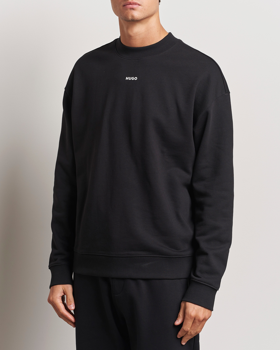 Homme |  | HUGO | Dapo Crew Neck Sweatshirt Black